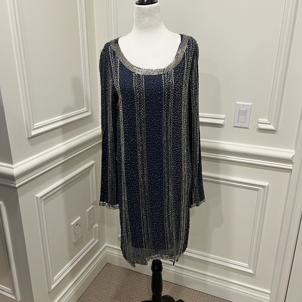 Haute hippie silk beaded dress. Size small